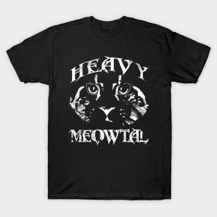 Heavy Meowtal - Cat Cats Heavy Metal T-Shirt